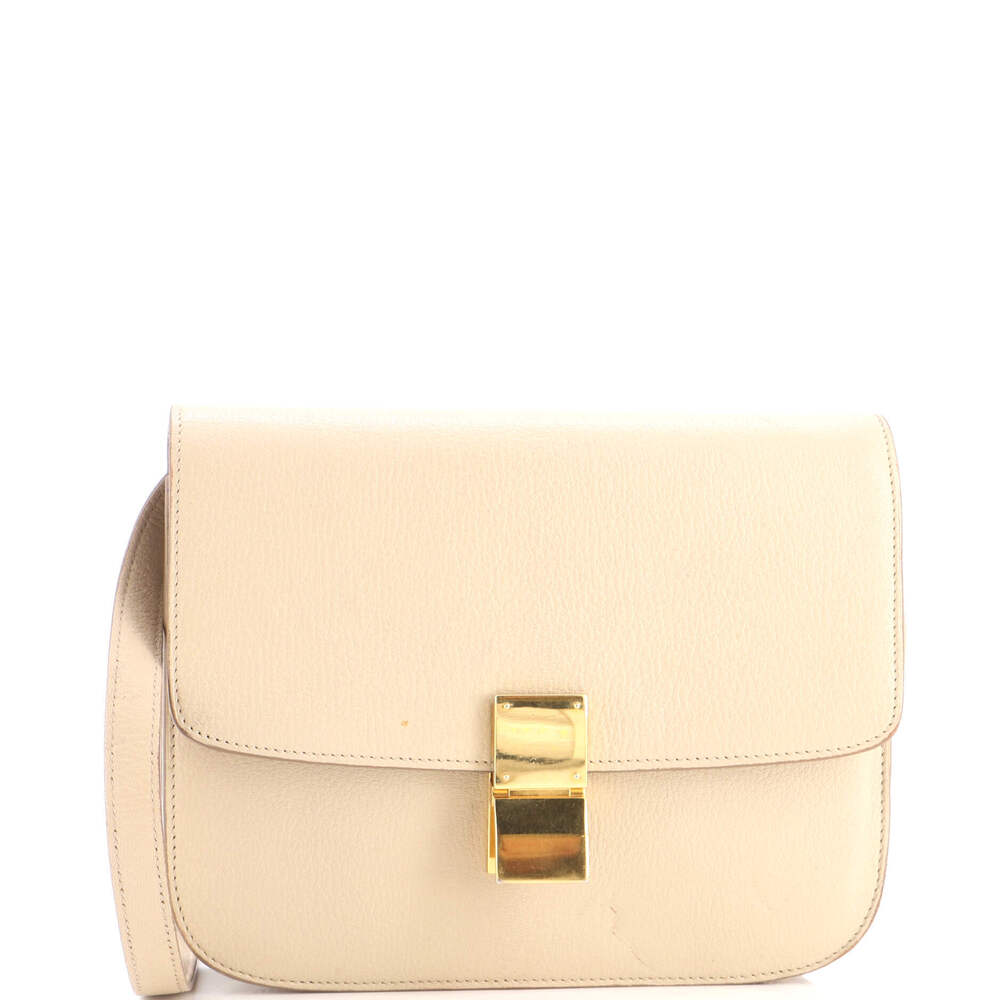 Celine Medium Classic Box Bag Grainy Leather